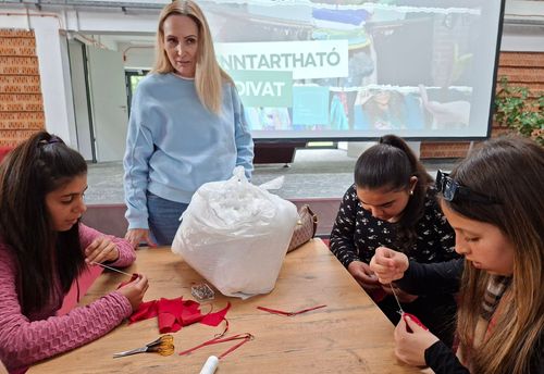 Workshopon kreatív ágazat tanulói számára 